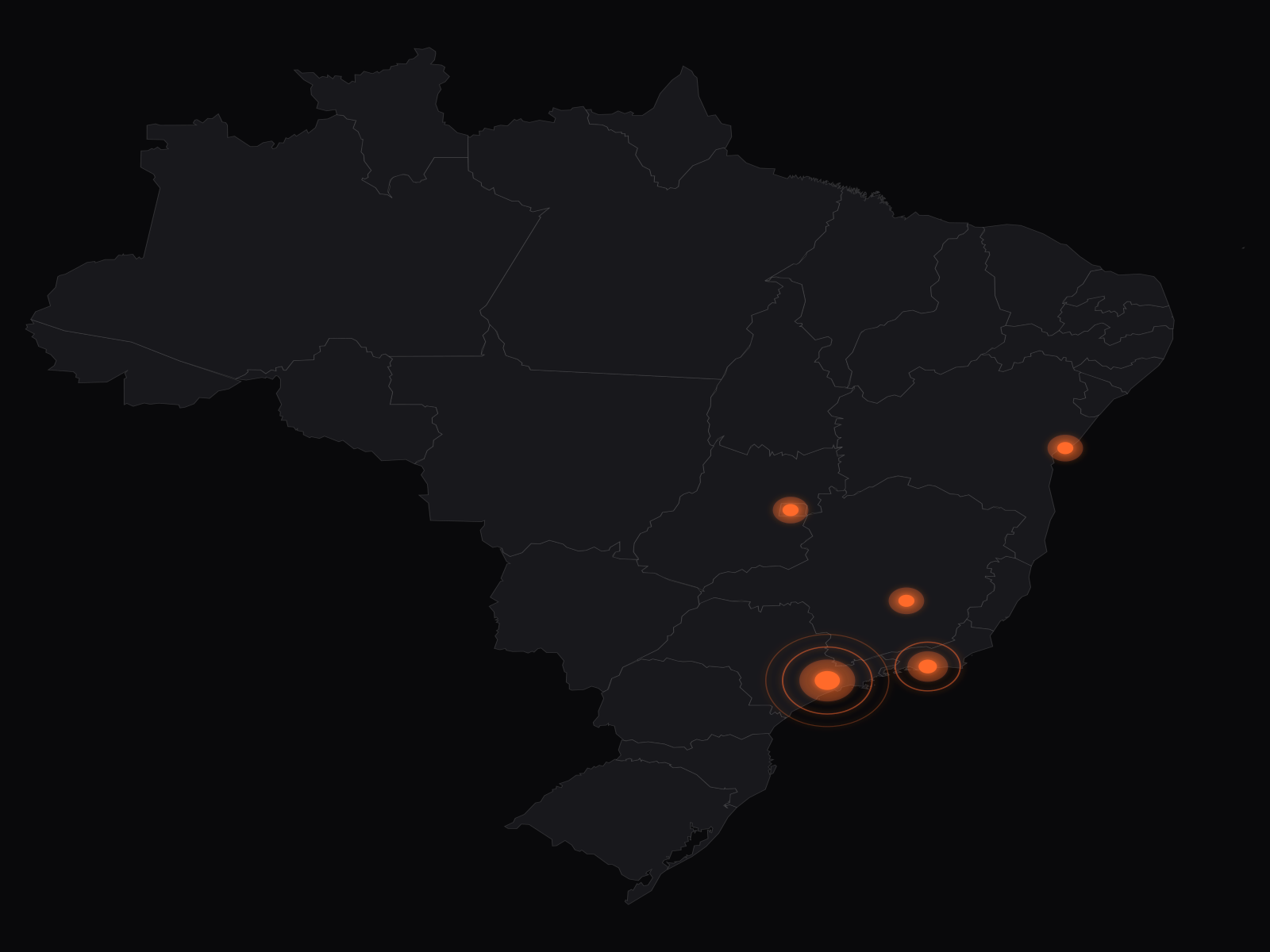 Brazil PIX coverage — São Paulo, Rio, Brasília, Salvador, Belo Horizonte